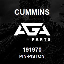 191970 Cummins PIN-PISTON | AGA Parts