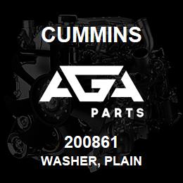 200861 Cummins WASHER, PLAIN | AGA Parts
