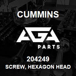 204249 Cummins SCREW, HEXAGON HEAD CAP | AGA Parts