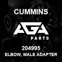 204995 Cummins ELBOW, MALE ADAPTER | AGA Parts