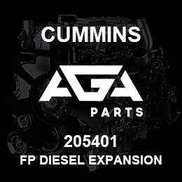 205401 Cummins FP DIESEL EXPANSION PLUG | AGA Parts