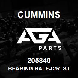 205840 Cummins BEARING HALF-C/R, STD PACK 2 | AGA Parts