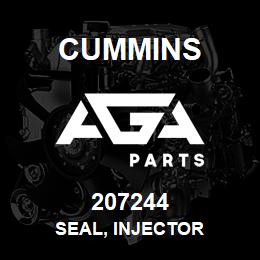 207244 Cummins SEAL, INJECTOR | AGA Parts