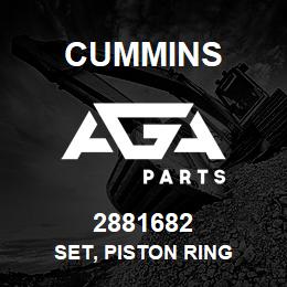 2881682 Cummins SET, PISTON RING | AGA Parts