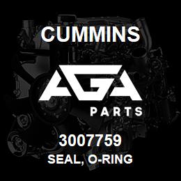 3007759 Cummins SEAL, O-RING | AGA Parts