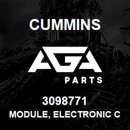 3098771 Cummins MODULE, ELECTRONIC CONTROL | AGA Parts