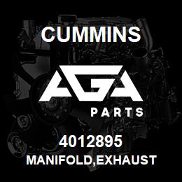 4012895 Cummins MANIFOLD,EXHAUST | AGA Parts