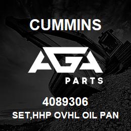 4089306 Cummins SET,HHP OVHL OIL PAN GSK | AGA Parts