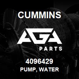 4096429 Cummins PUMP, WATER | AGA Parts