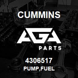 4306517 Cummins PUMP,FUEL | AGA Parts