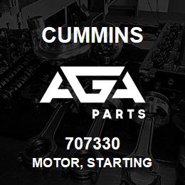 707330 Cummins MOTOR, STARTING | AGA Parts