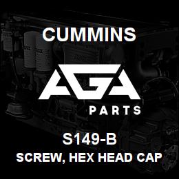 S149-B Cummins Screw, Hex Head Cap | AGA Parts