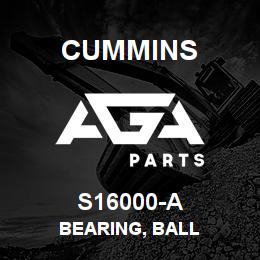 S16000-A Cummins Bearing, Ball | AGA Parts