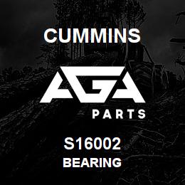 S16002 Cummins BEARING | AGA Parts