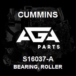 S16037-A Cummins Bearing, Roller | AGA Parts