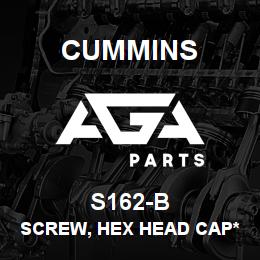 S162-B Cummins Screw, Hex Head Cap* | AGA Parts