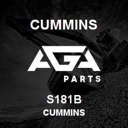 S181B Cummins Cummins | AGA Parts