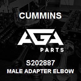 S202887 Cummins Male Adapter Elbow | AGA Parts