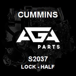 S2037 Cummins Lock - Half | AGA Parts