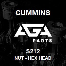 S212 Cummins NUT - HEX HEAD | AGA Parts