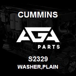 S2329 Cummins WASHER,PLAIN | AGA Parts