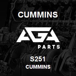 S251 Cummins Cummins | AGA Parts