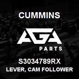 S3034789RX Cummins Lever, Cam Follower | AGA Parts