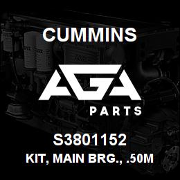 S3801152 Cummins Kit, Main Brg., .50mm | AGA Parts
