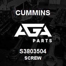 S3803504 Cummins Screw | AGA Parts