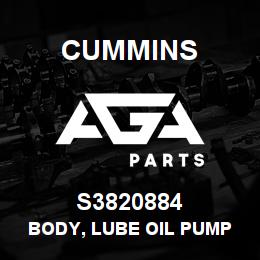 S3820884 Cummins Body, Lube Oil Pump | AGA Parts