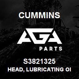 S3821325 Cummins Head, Lubricating Oil Filter | AGA Parts
