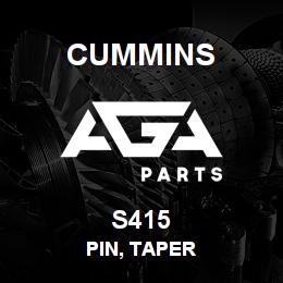 S415 Cummins Pin, Taper | AGA Parts