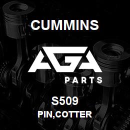 S509 Cummins PIN,COTTER | AGA Parts