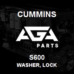S600 Cummins WASHER, LOCK | AGA Parts