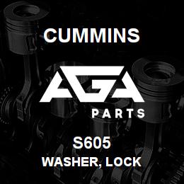 S605 Cummins WASHER, LOCK | AGA Parts