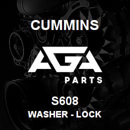 S608 Cummins WASHER - LOCK | AGA Parts
