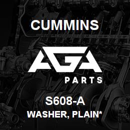 S608-A Cummins Washer, Plain* | AGA Parts