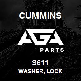 S611 Cummins WASHER, LOCK | AGA Parts