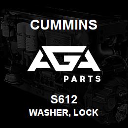 S612 Cummins Washer, Lock | AGA Parts