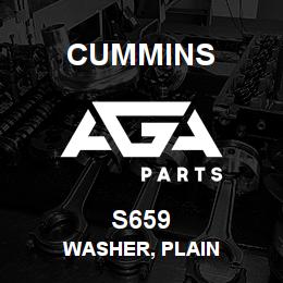 S659 Cummins Washer, Plain | AGA Parts