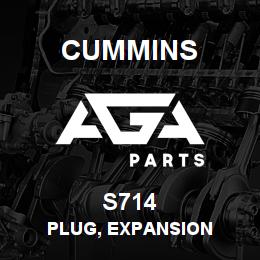 S714 Cummins Plug, Expansion | AGA Parts