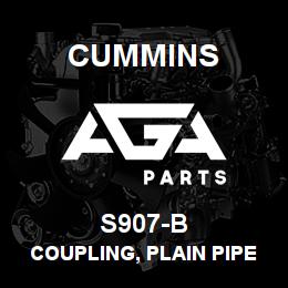 S907-B Cummins Coupling, Plain Pipe | AGA Parts
