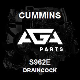 S962E Cummins DRAINCOCK | AGA Parts