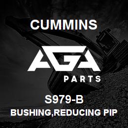 S979-B Cummins BUSHING,REDUCING PIPE | AGA Parts