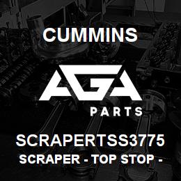 SCRAPERTSS3775 Cummins Scraper - Top Stop - .3775 | AGA Parts