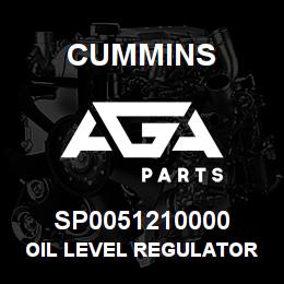 SP0051210000 Cummins OIL LEVEL REGULATOR C/W BRKT | AGA Parts