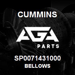 SP0071431000 Cummins BELLOWS | AGA Parts