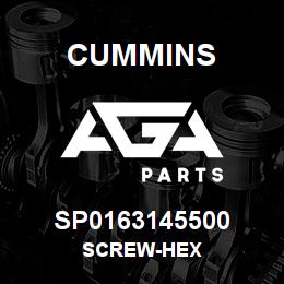 SP0163145500 Cummins SCREW-HEX | AGA Parts