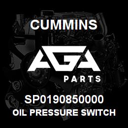 SP0190850000 Cummins OIL PRESSURE SWITCH | AGA Parts