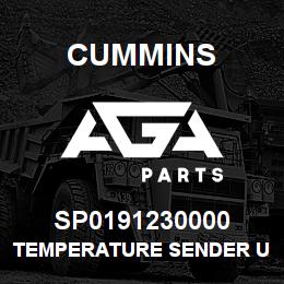 SP0191230000 Cummins TEMPERATURE SENDER UNIT | AGA Parts